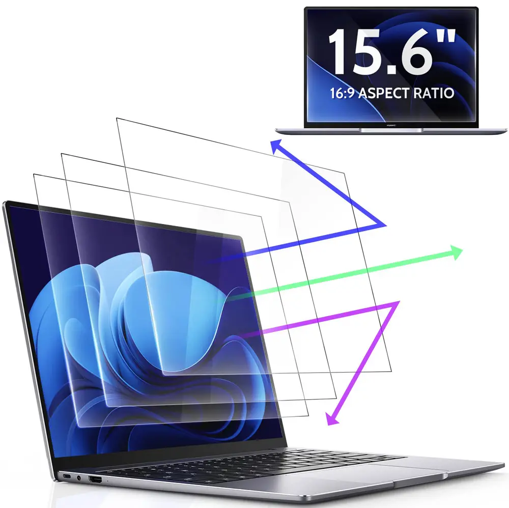 Magnetic Hydrogel 15.6 Inch Laptop Screen Protector Anti Bleu Light Macbook Private Screen Protection Film For Computer Screen