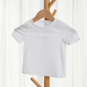 Soft-Touch Sublimations-Rohlinge Kinder Weißes Polyester Sublimations-T-Shirt für Sublimationsdruck - Product Image 4