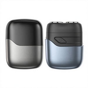 Mini rasoir rotatif électrique pour hommes, rasoirs de poche à double tête magnétique flottante, lavables, portables, pour voyage, maison, hôtel - Product Image 1