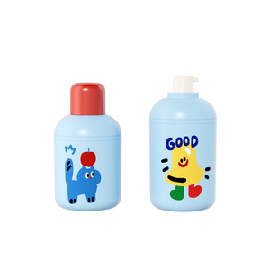 Nouveauté : Emballage mignon pour soins de la peau pour enfants, flacon de lotion, flacon de gel douche, pot de crème pour le visage, conteneur à fond rond et couvercle rond - Product Image 1