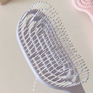 Custom Private Label Travel <b>Curly</b> Cute Shower Plastic Scalp Massage Detangle Round Hair <b>Brush</b> Wholesale with logo - Product Image 5
