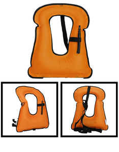 سترة أطفال مقاومة للماء من كلوريد البولي فينيل للسباحة ، سترة أطفال قابلة للتعديل متينة قابلة للنفخ ، سترة حياة آمنة للطوارئ مدمجة - Product Image 6