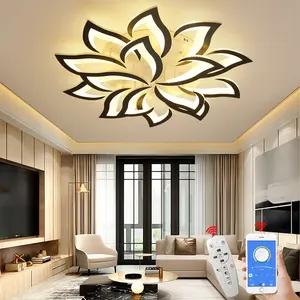 Indoor Remote Control LED Ceiling Lamp Simple Modern Nordic Bedroom Dining Room Study Home Metal Ceiling Light Celling Light