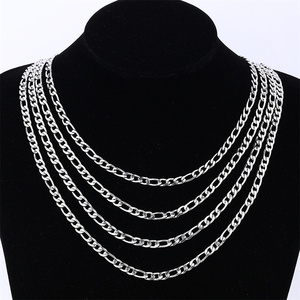5Mm Kích Cỡ Khác Nhau Hip Hop Vòng Cổ Xương Đòn Chuỗi Cuba Chuỗi Thép Không Gỉ <span class=keywords><strong>Figaro</strong></span> Vòng Cổ Cho Nam Giới Và Phụ Nữ - Product Image 2