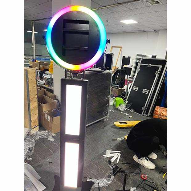 Mirror Party Stage Light up Portable Hand Held Photo Booth With Ipad ...