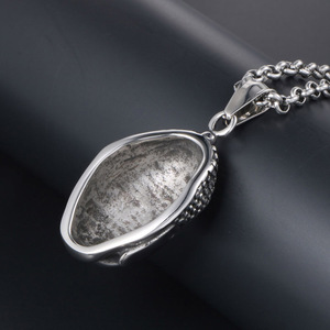 3D Shakyamuni Buddha Pendant <b>Titanium</b> Steel Necklace For Men SP572 - Product Image 4