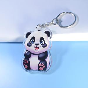 HanXin Personalizado Impresso Encantos De Acrílico Chaveiro Acrílico Standee Encantos De Acrílico Epóxi Transparente