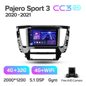 Teyes เครื่องเล่นดีวีดีในรถยนต์ CC3 2K สำหรับมิตซูบิชิปาเจโรสปอร์ต3 2020 - 2021 9นิ้วแอนดรอยด์นำทางเครื่องเล่นดีวีดี - Product Image 2