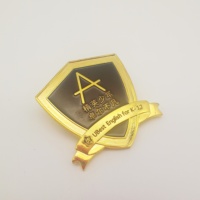 Autocollant d'emblème de voiture en métal personnalisé d'usine Logo d'insigne de voiture personnalisé professionnel