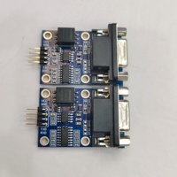 Módulo convertidor de señal RS232 a TTL de 3.3V con aislamiento de potencia, puertos serie RS232, conectores macho o hembra