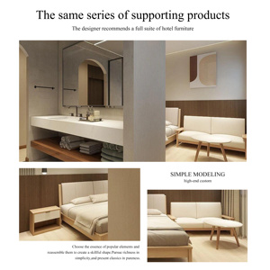 Hot Bán Tùy Chỉnh Kích Thước Giường Đầu Giường Bảng Điều Chỉnh Thiết Lập Chuyên Nghiệp Thiết Kế Hiện Đại Đồ Nội Thất Gỗ Cho Khách Sạn Phòng Ngủ - Product Image 6