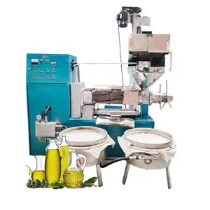 Hot and cold double mode processing screw oil press machine can be a variety of edible oil pressing machine
