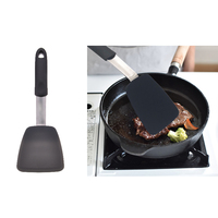 Spatule rotative en silicone pour la cuisson du poisson, ustensile de cuisine antiadhésifs, rotatif
