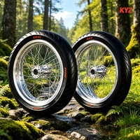 Jeu de roues Sur Ron Supermoto 17 pouces en alliage d'aluminium CNC avant et arrière pour moto électrique tout-terrain Light Bee X LBX, jantes E-Moto, vente en gros