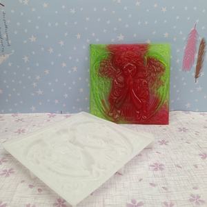 Moldes de fundición de resina hechos a mano para adornos decorativos DIY estilo Ins herramientas de escritorio de silicona molde de Papá Noel - Product Image 4