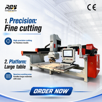RBB HQ-3220D – Découpeuse à pont à cinq axes avec ventouse pour la découpe de pierre de granit, routeur CNC à fonctionnement automatique, écologique