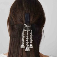 Broche pour femme en alliage de zinc, faite à la main, best-seller transfrontalier, style ethnique indien vintage, à la mode, utilisable comme pince à cheveux ou coiffe