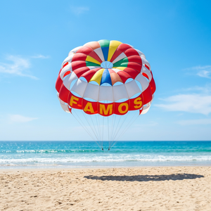 Colorful Parachute <b>Tent</b> 'AMOS' Print 2x3m Nylon Fabric Waterproof >3000mm Foldable Single Four-Season Sports Use Aluminum <b>Frame</b> - Product Image 2