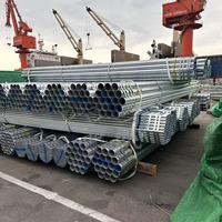 Tuyau en acier rond galvanisé à chaud pour la construction et les applications de conduites d'huile avec services de soudage et de découpe (MOQ 10 tonnes)