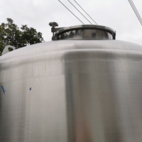 Réservoir d'eau de 5000L, matériaux d'isolation thermique personnalisés, réservoir de stockage d'eau chaude, réservoirs d'eau en acier inoxydable, prix