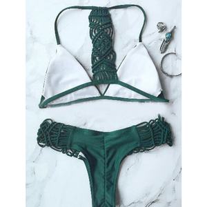 Hao Fei Er nuovo costume da bagno Bikini in Mesh moda femminile Sexy Modulare una goccia di spedizione - Product Image 2