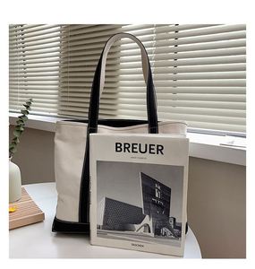 Sac fourre-tout personnalisé en toile 100 % coton – Grande capacité, couleur unie/couleur personnalisée, impression sérigraphiée, fermeture éclair, longueur de la poignée - Product Image 5