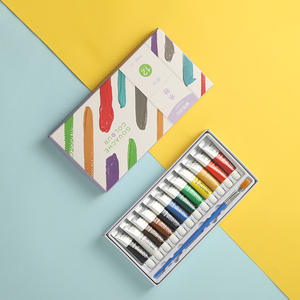 M & G Premium 24 Couleurs 5ml Set de <span class=keywords><strong>gouache</strong></span> d'artiste pour peinture <span class=keywords><strong>sur</strong></span> papier et toile de verre Coffret - Product Image 4