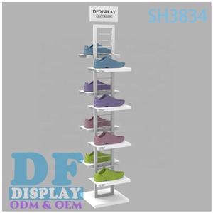 SH3834 Retail Store Promotion Pop Metal Slipper Sandals Shoes <strong>Display</strong> Shelf <strong>Flip</strong> <strong>Flops</strong> Chappal Stands Corrugated <strong>Display</strong> - Product Image 5