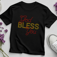 Transfert de strass personnalisé, design de transfert thermique chrétien pour t-shirts