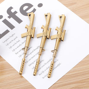 <span class=keywords><strong>Promo</strong></span> austauschbares Spielzeug 0,38mm Neuankömmling Creative Station ery Gun Gel Pen mit Logo als Geschenk - Product Image 6