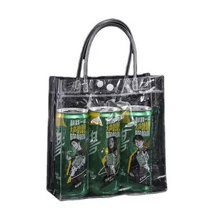 स्पॉट पीपी प्लास्टिक हैंडबैग पीवीसी बहुरंगी उपहार पैकेजिंग बैग कपड़े के साथ उपहार विज्ञापन ढोना शराब शॉपिंग बैग
