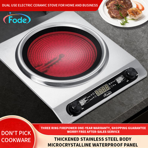 Newly Launched 3500W Double-knob Induction <strong>Cooker</strong>, Concave Surface, Five-level Adjustment, <strong>Timer</strong> and Temperature Setting - Product Image 6