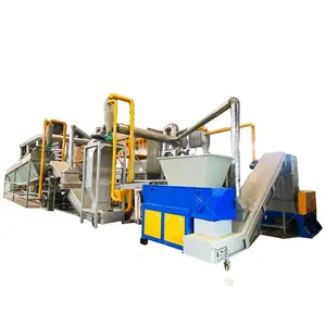 Production line of scrap EV battery lithium battery crushing and recycling equipment