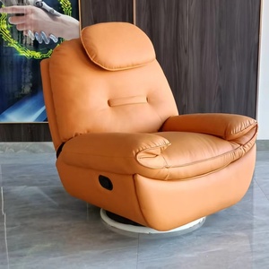 Silla reclinable individual de diseño ergonómico moderno de alta calidad, función mecedora giratoria, decoración inteligente para el hogar, sofá, salón de Hotel, reclinable - Product Image 5