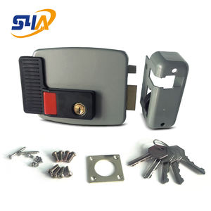 <span class=keywords><strong>Serratura</strong></span> Elettrica da Applicare <span class=keywords><strong>CISA</strong></span> Export ad Alta Protezione e Sicurezza con Scrocco in Ottone Cromato - Product Image 1