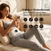 Ceinture de massage TENS portable chauffante pour soulagement de la douleur, amincissement électrique et exercice abdominal