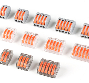 Điện tái sử dụng Mini nhanh Dây cáp kết nối phổ nhỏ gọn dây dẫn mùa xuân nối nối Push-in khối thiết bị đầu cuối - Product Image 1