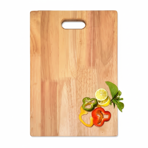 Tabla de cortar de madera maciza de alta calidad con mango para el hogar, restaurante, Hotel, servicio de frutas y picar en la cocina - Product Image 1