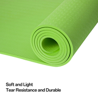 Nouveau style, grande taille, tapis de yoga double en TPE, 8 mm, imperméable, antidérapant, résistant, écologique, vente en gros d'usine
