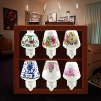 Lampe de nuit en céramique pour jardin, fleurs, prise murale, GL-TC17 ETL CE ROHS BS, décoration de salon, bonne pour la santé