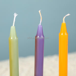 Multicolor Taper Stick Pillar Candles for Dinner Christmas <strong>Advent</strong> Party Festival Easter Ramadan Diwali Paraffin Wax - Product Image 6