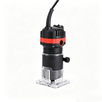 Défonceuse électrique monovitesse 800W, corps en plastique, pour le travail du bois, 110V/220V, pour le détourage des bords