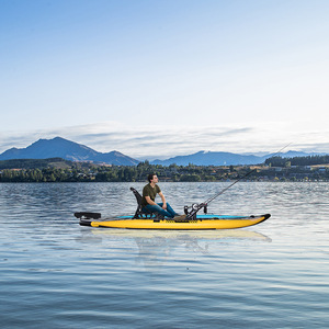 Kayak de pesca inflable duradero ligero para 2 personas con pedal para agua salvaje y uso en el océano - Product Image 2
