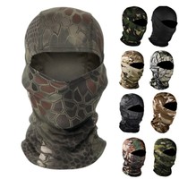 Casco de motocicleta multicolor a prueba de viento Negro Hombres Máscara de esquí de cara completa Logotipo de impresión personalizada Pasamontañas de poliéster