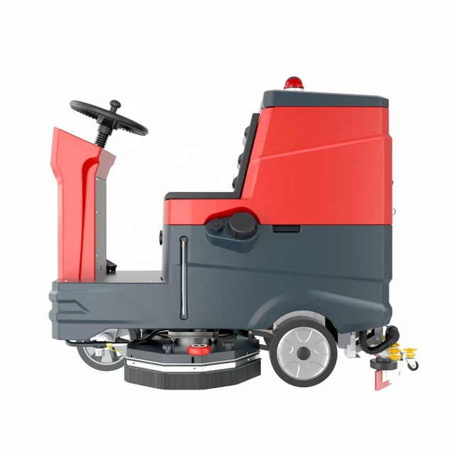 Fully Automatic Autonomous Ride-on Driving Electric Industrial Scrubber Sweeper Robot Cleaning Machine