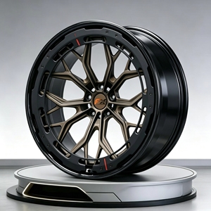 Jantes concaves 2 pièces forgées de 15, 16, 17, 18, 19 pouces 5*130 5*114.3 5*120 5*110 pour Audi Mercedes Maybach W124 <span class=keywords><strong>BMW</strong></span> E90 F30 - Product Image 2