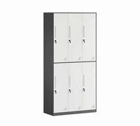 Armoire de rangement en acier durable et réglable pour bureau, salle de sport, école, hôtel, hôpital