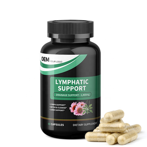 Cápsulas de Drenaje Linfático de Marca Privada OEM, Suplemento para el Sistema Linfático, Mejora la Desintoxicación Inmunológica para Hombres y Mujeres - Product Image 1