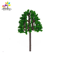 Shibaiqian mini table de sable petit bâtiment modèle jardin miniature scène arbre manuel paysage simulation plastique s