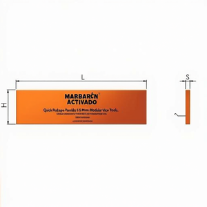 Parallèles à dégagement rapide de 5 mm d'épaisseur pour outils de serrage modulaires - Product Image 2